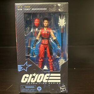 Hasbro G.I. Joe Kim 'Jinx' Arashikage Action Figure - Red and Black